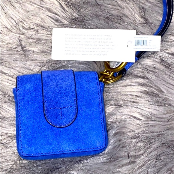 Tory Burch Wallet Suede Bag Key Holder - Picture 3 of 9